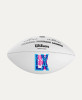 Unsigned Official NFL Super Bowl LX White Logo Football Stock #260041