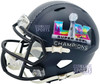 Unsigned Seattle Seahawks Super Bowl LX Champions Logo Speed Mini Helmet Stock #260091