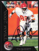 Tim Barnett Autographed 1992 Pinnacle Team 2000 Card #14 Kansas City Chiefs SKU #260831