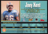 Joey Kent Autographed 1997 Stadium Club Rookie Card #307 Tennessee Oilers SKU #261313