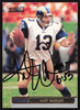 Kurt Warner Autographed 2001 Stadium Club Card #60 St. Louis Rams SKU #261382