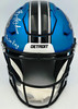 Barry Sanders Autographed Detroit Lions Blue Full Size SpeedFlex Authentic Helmet "Lion King" Beckett BAS QR Stock #260175