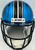 Barry Sanders Autographed Detroit Lions 2024 Alternate Blue Full Size Speed Replica Helmet Beckett BAS QR Stock #260177