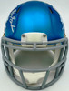 Barry Sanders Autographed Detroit Lions 2023 Alternate Blue Speed Mini Helmet Beckett BAS QR Stock #260181