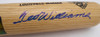 Ted Williams Autographed Louisville Slugger Game Model Bat Boston Red Sox #/521 Beckett BAS QR #AE85504