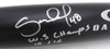 Pablo Sandoval Autographed Oakley Bat San Francisco Giants "WS Champs 10/12" Beckett BAS QR #BU87133