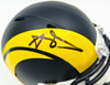 Aaron Donald Autographed Los Angeles Rams Black Rivalries Speed Mini Helmet Beckett BAS Witness Stock #261457