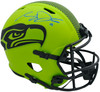 Sam Darnold Autographed Seattle Seahawks Rave Green Full Size Speed Replica Helmet Beckett BAS Witness Stock #261512