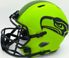 Sam Darnold Autographed Seattle Seahawks Rave Green Full Size Speed Replica Helmet Beckett BAS Witness Stock #261512