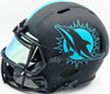Jason Taylor Autographed Miami Dolphins Eclipse Black Full Size Speed Authentic Helmet JSA #WIT176018