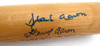 Hank Aaron Autographed Louisville Slugger Bat Atlanta Braves #755 JSA #XX17495
