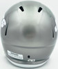 LaDainian Tomlinson Autographed New York Jets Flash Gray Full Size Speed Replica Helmet "HOF 17" Beckett BAS Witness Stock #261832