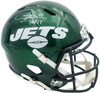 LaDainian Tomlinson Autographed New York Jets 2019 Alternate Green Full Size Speed Replica Helmet "HOF 17" Beckett BAS Witness Stock #261833