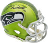 Sam Darnold Autographed Seattle Seahawks Flash Green Speed Mini Helmet Beckett BAS Witness Stock #261845