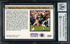 Joe Montana Autographed 1991 Pro Set Card #329 San Francisco 49ers Auto Grade Gem Mint 10 Beckett BAS Stock #261797