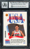John Stockton Autographed 1991-92 Skybox Card #539 1992 USA Dream Team Auto Grade Gem Mint 10 Beckett BAS Stock #261808