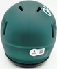 Alshon Jeffery Autographed Philadelphia Eagles Rave Green Speed Mini Helmet Beckett BAS QR Stock #261889
