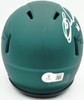 Eric Allen Autographed Philadelphia Eagles Rave Green Speed Mini Helmet Beckett BAS QR Stock #261893