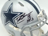 Drew Pearson Autographed Dallas Cowboys Silver Speed Mini Helmet "HOF 21" Beckett BAS QR Stock #261894