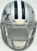 Drew Pearson Autographed Dallas Cowboys Silver Speed Mini Helmet "HOF 21" Beckett BAS QR Stock #261894