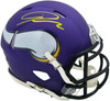 Jordan Addison Autographed Minnesota Vikings Purple Speed Mini Helmet (In Yellow) Beckett BAS QR Stock #261900