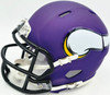 Jordan Addison Autographed Minnesota Vikings Purple Speed Mini Helmet (In White) Beckett BAS QR Stock #261901