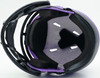 Jordan Addison Autographed Minnesota Vikings Rave Purple Speed Mini Helmet (In White) Beckett BAS QR Stock #261909