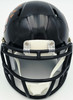Brian Urlacher Autographed Chicago Bears Blue Speed Mini Helmet (In Orange) "HOF 18" Beckett BAS Witness Stock #261925