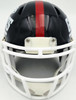 Lawrence Taylor Autographed New York Giants Blue 1980-99 Throwback Speed Mini Helmet Beckett BAS Witness Stock #261941