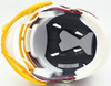 Mike Sainristil Autographed Washington Commanders Maroon 2025 Alternate Speed Mini Helmet Beckett BAS Witness Stock #261955