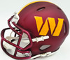 Mike Sainristil Autographed Washington Commanders Maroon Speed Mini Helmet Beckett BAS Witness Stock #261958
