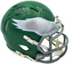 LeSean McCoy Autographed Philadelphia Eagles Green 2023 Alternate Speed Mini Helmet (In Black) Beckett BAS Witness Stock #261962