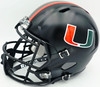 Bernie Kosar Autographed Miami Hurricanes Black Nights Alternate Full Size Speed Replica Helmet JSA Witness Stock #261870