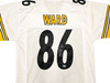 Pittsburgh Steelers Hines Ward Autographed White Jersey Beckett BAS Witness Stock #261911