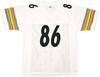 Pittsburgh Steelers Hines Ward Autographed White Jersey Beckett BAS Witness Stock #261911