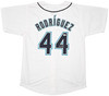 Seattle Mariners Julio Rodriguez Autographed White Jersey Beckett BAS QR Stock #261866