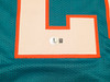 Miami Dolphins De'Von Achane Autographed Teal Jersey Beckett BAS Witness Stock #261450