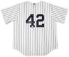 New York Yankees Mariano Rivera Autographed White Pinstripe Nike Jersey Size XL "HOF 2019" Beckett BAS QR Stock #261403