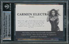 Carmen Electra Autographed Trading Card Silver Model Beckett BAS Stock #262088