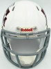 Johnny Manziel Autographed Texas A&M Aggies White Speed Mini Helmet Beckett BAS Witness Stock #262061