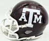 Johnny Manziel Autographed Texas A&M Aggies Maroon Speed Mini Helmet "12 HT" Beckett BAS Witness Stock #262059