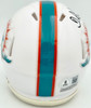 De'Von Achane Autographed Miami Dolphins White Speed Mini Helmet Beckett BAS Witness Stock #262075