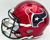 Andre Johnson Autographed Houston Texans Red 2022 Alternate Full Size Speed Replica Helmet Beckett BAS Witness Stock #262069