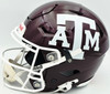 Johnny Manziel Autographed Texas A&M Aggies Maroon Full Size Authentic Hyper Speed Flex Helmet "2012 All American Badass, Money Manziel, 12 HT, Johnny F'ckin Football" Beckett BAS Witness Stock #261978