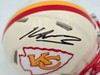 Kenneth Walker III Autographed Kansas City Chiefs Cream Retro Speed Mini Helmet Beckett BAS Witness Stock #262137