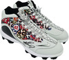 Ken Griffey Jr. Autographed White Nike Griffey 2 Mcs Jackie Robinson Day Baseball Cleats Seattle Mariners Size 11.5 Beckett BAS Witness Stock #262143