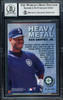 Ken Griffey Jr. Autographed 1996 Skybox Metal Universe Heavy Metal Card #4 Seattle Mariners Auto Grade Gem Mint 10 Beckett BAS #19659421