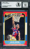 Julius Dr. J Erving Autographed 1986-87 Fleer Card #31 Philadelphia 76ers Auto Grade Gem Mint 10 Beckett BAS #19658677