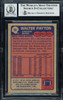 Walter Payton Autographed 1985 Topps Card #33 Chicago Bears Auto Grade Gem Mint 10 Beckett BAS #19663805