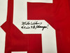 San Francisco 49ers Mike Wilson Autographed Red Jersey "4X SB Champs!" Beckett BAS QR Stock #261847